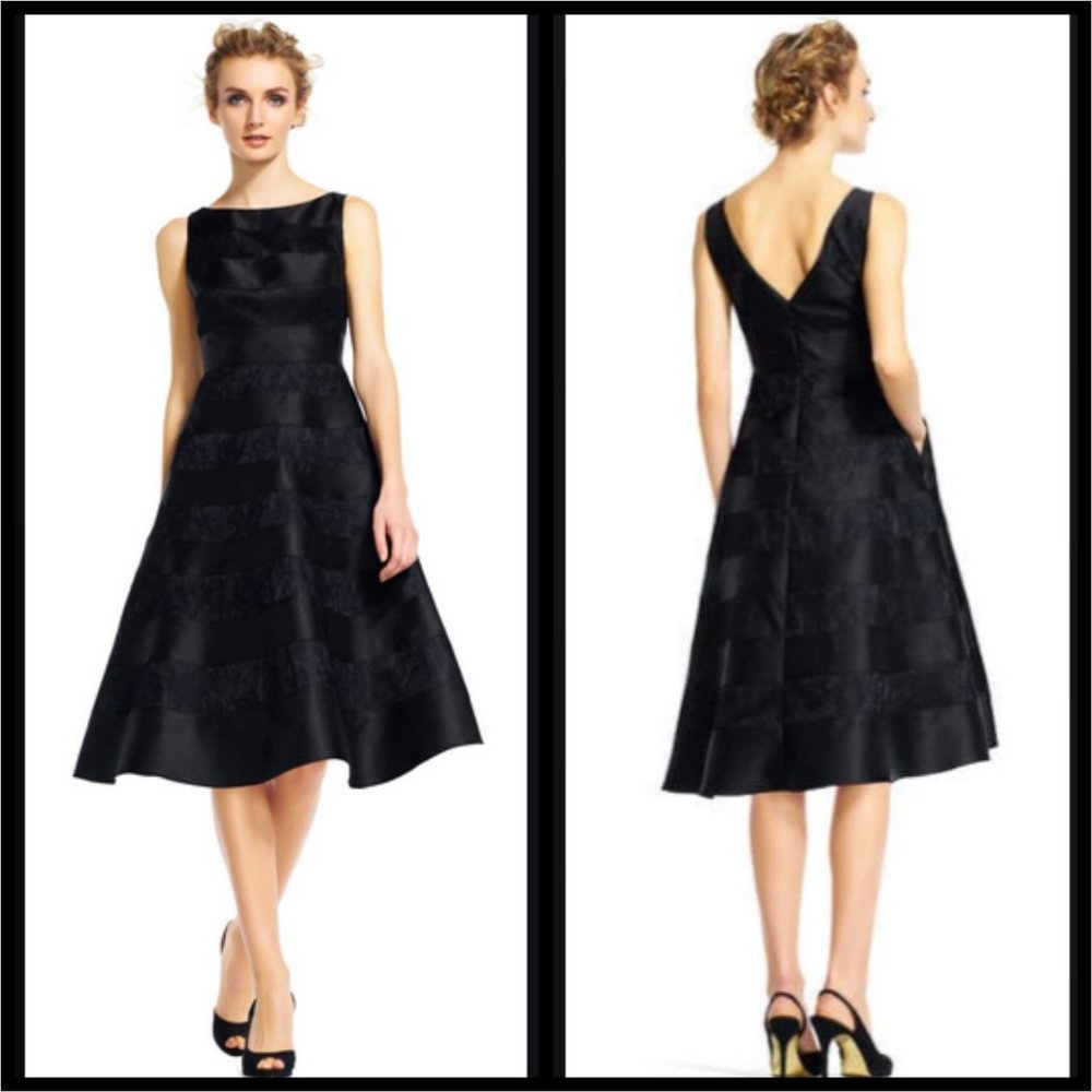 Sleeveless Cocktail Dress | Black | Size 6